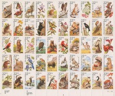 USA 1987 Tiere Nordamerikanische Fauna 1883/32 ZD-Bogen Postfrisch (XXL12763) - Unused Stamps