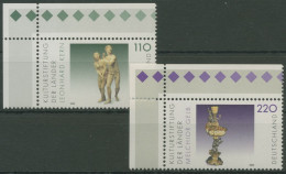 Bund 2000 Kulturstiftung Kunstwerke Skulpturen 2107/08 Ecke 1 Postfrisch (E3176) - Unused Stamps