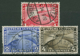 Deutsches Reich 1933 Zeppelin Chicagofahrt 496/98 Gestempelt - Neufs