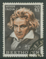 Indien 1970 Komponist Ludwig Van Beethoven 513 Gestempelt - Usados