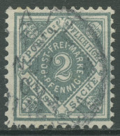 Württemberg Dienstmarken 1896/00 Ziffer In Raute 104 Gestempelt - Oblitérés