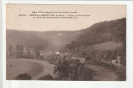 CP 25 PONT LES MOULINS Vue Panoramique Au Centre Restaurant Sprich - Sonstige & Ohne Zuordnung