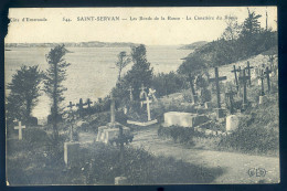 Cpa  Du 35 Saint Servan - Les Bords De La Rance , Le Cimetière Du Rosais   STEP195 - Saint Servan