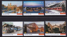 United Nations ONU Vienna Wien 2021 Trains And Waterways Booklet Stamps Mnh - Unused Stamps