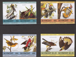 St Vincent - 1985 - Birds, Imperf. - Sc 807/10 - Autres & Non Classés