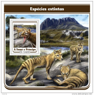 St Tome E Principe - 2017 - Extint Animals - Yv Bf 1000 - Other & Unclassified