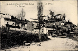 Postcard Saint Bonnet Le Chateau Loire, General View,Unused,Excellent Condition - Montbrison