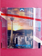 MALAYSIA Chip Phonecard RM5 Menara Kuala Lumpur Tower MINT NSB Folder (TM0320 - Malaysia