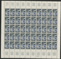 N° 1721 45 Ct INTERNATIONALE P. T. T. Feuille Complète De 50 Ex. Neufs ** MNH Cote 25 € Voir Suite - Full Sheets