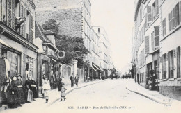 CPA - PARIS - N° 3056 - Rue De Belleville - (XIXe Arrt.) - F. F. Paris - TBE - Distrito: 19