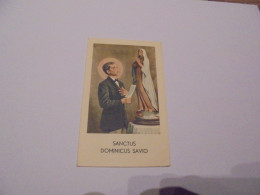 Sanctus Bominicus Savio Neuvaine  Pieuse Religieuse Holly Card Religion Saint Santini Sainte Sancte Sancta Santa - Images Religieuses