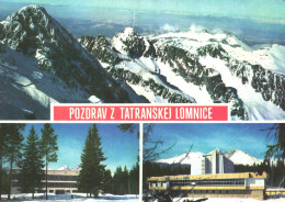 TATRANSKA LOMNICA, SPA, MULTIPLE VIEWS, ARCHITECTURE, MOUNTAIN, SLOVAKIA, POSTCARD - Slovakia