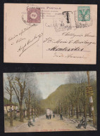 Uruguay 1906 Picture Postcard Italy PELLEGRINO X MONTEVIDEO Postage Due Stamp - Uruguay