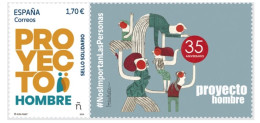 ESPAÑA SPAIN ESPAGNE SPANIEN 2024 - SELLO SOLIDARIO - PROYECTO HOMBRE - NUEVO MNH - Unused Stamps