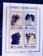 COREE 1990 1 Bloc Neuf MNH YT 66  Chiens EUROPA Dogs Of North KOREA - Chiens