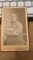 REAL PHOTO - CDV Vers 1880 Militaire, Soldat ,Uniforme - Photographie Emile Tourtin Paris - Rouen - Havre - Anciennes (Av. 1900)
