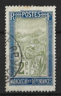 MADAGASCAR........" 1908..".....2f.....SG68......TONE AT TOP....CDS....USED... - Used Stamps