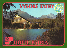 HIGH TATRAS, HOTEL, ARCHITECTURE, LAKE, MOUNTAIN, SLOVAKIA, POSTCARD - Slovaquie