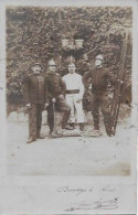 Pompiers De Paris Carte Photo En Bonne état - Artigianato Di Parigi