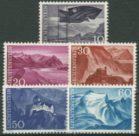 Liechtenstein 1959 Landschaften Schlösser 381/85 Postfrisch - Ongebruikt