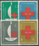 Indonesien 1963 Rotes Kreuz 403/06 Postfrisch - Indonesien