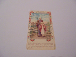 Saint Joseph Image Pieuse Religieuse Holly Card Religion Saint Santini Sainte Sancte Sancta Santa - Devotion Images