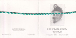 Henri Janssen-Klaps, 1928, 1996. Foto Mijnwerker - Obituary Notices