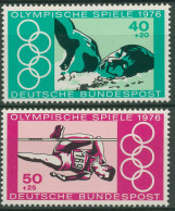 Bund 1976 Olympia Sommerspiele Montreal 886/87 Postfrisch - Nuovi