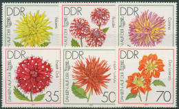 DDR 1979 IGA Erfurt Pflanzen Blumen Dahlien 2435/40 Postfrisch - Nuevos