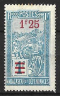 MADAGASCAR........" 1921..".....SURCHARGE........SG118.....GUM TONE.........MH..... - Nuevos