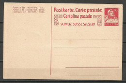 LIQUIDATION TOTALE : POSTKARTE - CARTE POSTALE - CARTOLINA POSTALE  - 10 Cent Rouge  N'ayant Pas Yoyagé ** BEAU DOCUMENT - Postwaardestukken