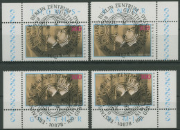 Bund 1998 Organist Günther Ramin 2020 Alle 4 Ecken TOP-ESST Berlin (E2958) - Used Stamps