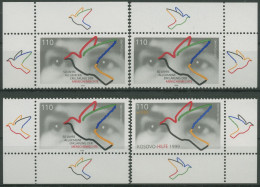 Bund 1998 Menschenrechte Friedenstaube 2026 Alle 4 Ecken Postfrisch (E2980) - Unused Stamps