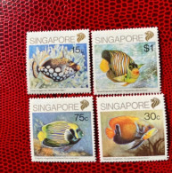 SINGAPOUR 1989 4v Neuf MNH ** Mi 579 582 Pez Fish Peixe Fisch Pesce Poisson SINGAPORE - Fische