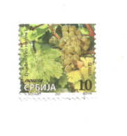 (SERBIA) 2021, GRAPES, VITIS VINIFERA - Used Stamp - Servië