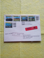 Vzla To Argentina.reg Letter Fdc OPEP Oil Countries Meeting .views L.yv 2169A/E.cv15e.e7 Reg Post Late Delivery.pmk Bac - Venezuela