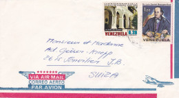 Vénézuela--1969--lettre De CARACAS  Pour SONVILIER ( Suisse) -- Composition De Timbres - Venezuela