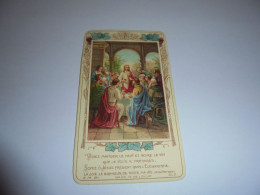 Cene Apôtres Image Pieuse Religieuse Holly Card Religion Saint Santini Sainte Sancte Sancta Santa - Devotion Images