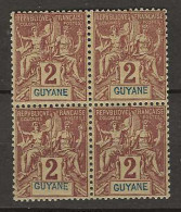 1892 MNH Guyane Yvert 31 Postfris** - Ongebruikt