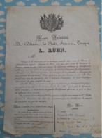 PUBLICITE POUR MOYEN INFAILLIBLE DE DETRUIRE LES RATS SOURIS ET TAUPES L. KUHN 1830 - Non Classés