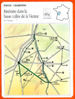 86 ITINERAIRE DANS LA BASSE VALLEE Vienne POITOU CHARENTES   Géographie Fiche Illustrée Documentée - Géographie