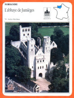 76 ABBAYE DE JUMIEGES Seine Maritime  NORMANDIE Géographie Fiche Illustrée Documentée - Geographie