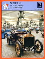 68 MULHOUSE Musée National De L'Automobile Haut Rhin  ALSACE LORRAINE Géographie Fiche Illustrée Documentée - Géographie