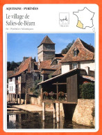 64 LE VILLAGE DE SALIES DE BEARN Pyrénées Atlantiques  AQUITAINE PYRENEES Géographie Fiche Illustrée Documentée - Géographie