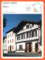 64 AINHOA Pyrénées Atlantiques  AQUITAINE PYRENEES Géographie Fiche Illustrée Documentée - Geographie