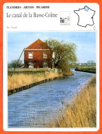 59 LE CANAL DE LA BASSE COLME Nord FLANDRES ARTOIS PICARDIE Géographie Fiche Illustrée Documentée - Geografía