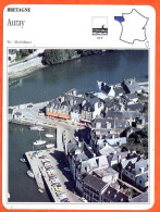 56 AURAY  Morbihan  BRETAGNE Géographie Fiche Illustrée Documentée - Géographie