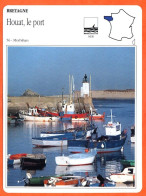 56 HOUAT LE PORT  Morbihan  BRETAGNE Géographie Fiche Illustrée Documentée - Geografía