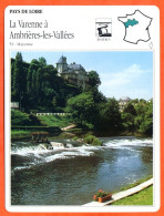 53 LA VARENNE A AMBRIERES LES VALLEES Mayenne  PAYS DE LOIRE  Géographie Fiche Illustrée Documentée - Géographie