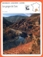 48 LES GORGES DU TARN Lozère  ROUSSILLON LANGUEDOC CAUSSES Géographie Fiche Illustrée Documentée - Géographie